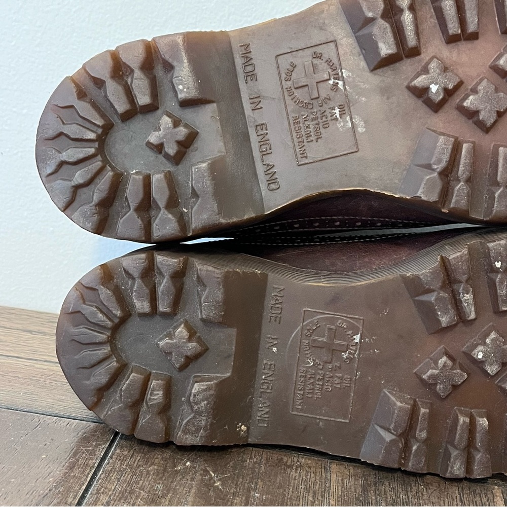 Dr. Martens Brown Wingtip Leather Flats - Picture 11 of 11